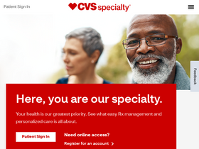 'cvsspecialty.com' screenshot