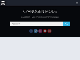 'cyanogenmods.org' screenshot