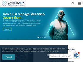 'cyberark.com' screenshot
