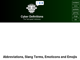 'cyberdefinitions.com' screenshot