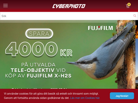 'cyberphoto.se' screenshot