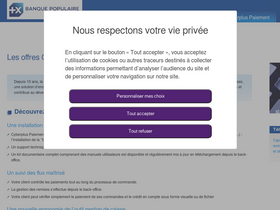 'cyberpluspaiement.com' screenshot