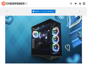 'cyberpowerpc.com' screenshot