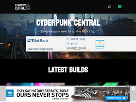 'cyberpunkcentral.com' screenshot