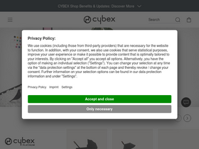 'cybex-online.com' screenshot