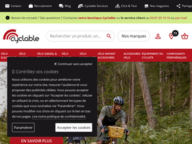 'cyclable.com' screenshot