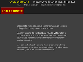 'cycle-ergo.com' screenshot