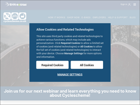 'cyclescheme.co.uk' screenshot