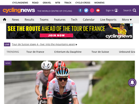 'cyclingnews.com' screenshot