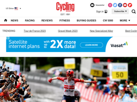 'cyclingweekly.com' screenshot