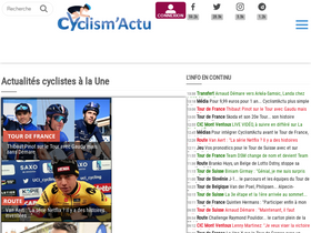 'cyclismactu.net' screenshot
