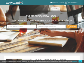 'cylex.mx' screenshot