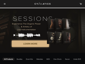 'cymatics.fm' screenshot