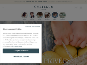 'cyrillus.fr' screenshot