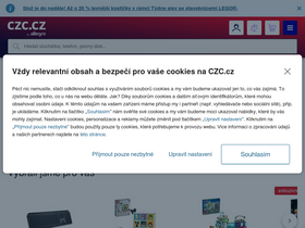 'czc.cz' screenshot