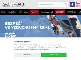 'czdefence.cz' screenshot
