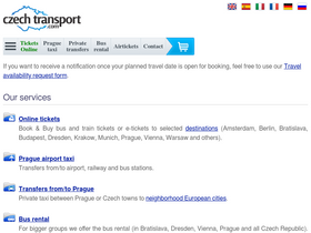 'czech-transport.com' screenshot