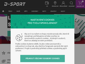 'd-sport.cz' screenshot