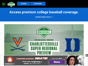 'd1baseball.com' screenshot