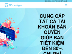 'd3design.vn' screenshot