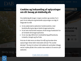 'dabbolig.dk' screenshot