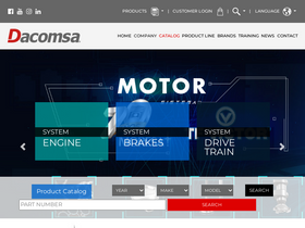 'dacomsa.com' screenshot