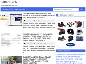 'dadangjsn.com' screenshot