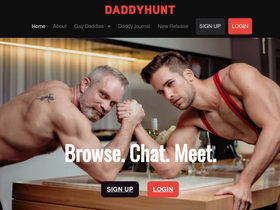 'daddyhunt.com' screenshot
