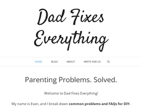 'dadfixeseverything.com' screenshot