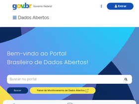 'dados.gov.br' screenshot