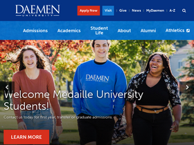 'daemen.edu' screenshot