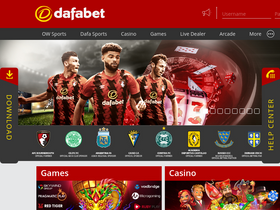 'dafabet.net' screenshot