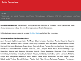 'daftarperusahaan.com' screenshot