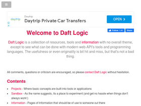 'daftlogic.com' screenshot