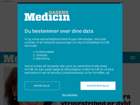 'dagensmedicin.dk' screenshot