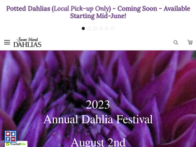 'dahlias.com' screenshot