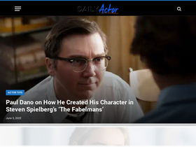 'dailyactor.com' screenshot