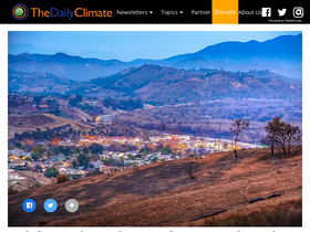 'dailyclimate.org' screenshot