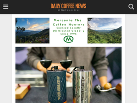 'dailycoffeenews.com' screenshot