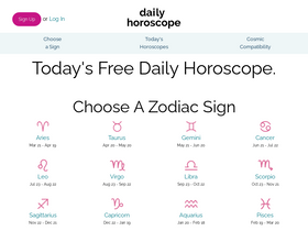'dailyhoroscope.com' screenshot