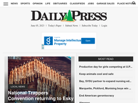 'dailypress.net' screenshot