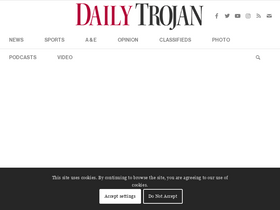 'dailytrojan.com' screenshot