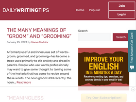 'dailywritingtips.com' screenshot