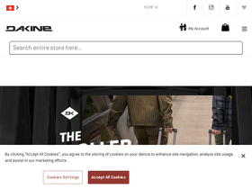 'dakine-europe.com' screenshot