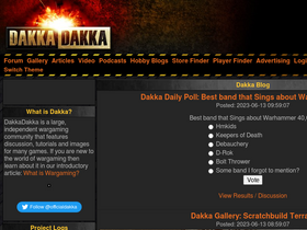 'dakkadakka.com' screenshot