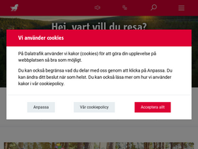 'dalatrafik.se' screenshot