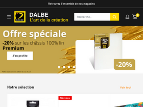 'dalbe.fr' screenshot