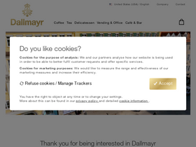 'dallmayr.com' screenshot