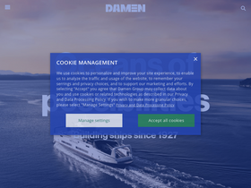 'damen.com' screenshot