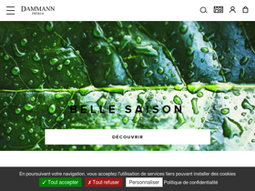 'dammann.fr' screenshot